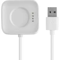 Kwmobile USB-oplaadkabel geschikt voor Oppo Watch 1 (46mm) kabel - Laadkabel voor smartwatch - in wit