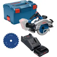Bosch GKS 18V-57-2 GX Professional accu-cirkelzaag 18 V 165 mm borstelloos + 1x ProCORE-accu 4,0 Ah + oplader + L-Boxx