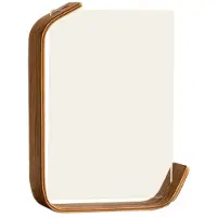 Jojomino 8 Inch DIY Acryl Houten Fotolijst Herbarium Display Fotolijst met Zijkant Frame voor Tafelblad Display Home Decor,B