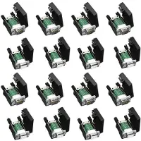 Jojomino DB9 Soldeerloze RS232 D-SUB Serieel Naar 9-Pins Poortterminal Vrouw Adapter Connector Breakout Board (8-Mannelijk + 8-Vrouwelijk)