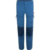 TROLLKIDS - Kid's Nordfjord Zip-Off Pants Slim Fit - Trekkingbroek 98, blauw