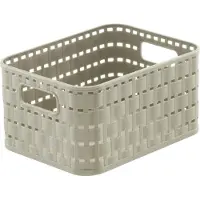 Rotho COUNTRY - Mand / Opberger - 18 x 14 x 10 cm - Cappuccino