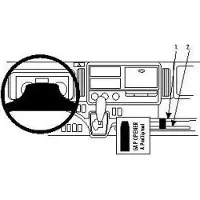 Brodit ProClip houder geschikt voor Mitsubishi Fuso Canter 2010-2019 Angled mount