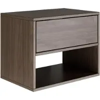 NADUVI Collection Nachtkastje Fermo | mdf bruin 50x40x36 cm nachtkastjes | NADUVI