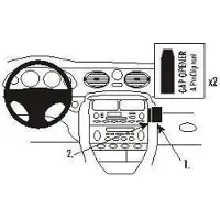 Brodit ProClip houder geschikt voor MG ZT - Rover 75 Angled mount