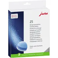Jura 3-Fasen Reinigingstabletten - 25 stuks - Koffiemachinereiniger