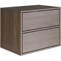 NADUVI Collection Nachtkastje Fermo 2 lades | mdf bruin 50x40x36 cm nachtkastjes | NADUVI