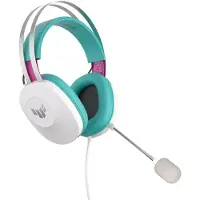 Asus TUF Gaming H1 Gen II Hatsune Miku Edition Headset Bedraad Hoofdband Gamen USB Type-A Roze, Turkoois, Wit