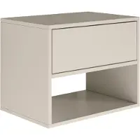 NADUVI Collection Nachtkastje Fermo | mdf beige 50x40x36 cm nachtkastjes | NADUVI