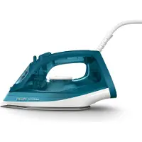 Philips 2000-serie, stoomstrijkijzer, keramische strijkzool, 1,9 meter, 130 gram/minuut, kleur aqua, 25 gram/minuut