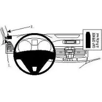 Brodit ProClip houder geschikt voor Renault Laguna 2008-2015 Left mount