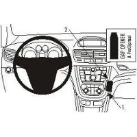 Brodit ProClip houder geschikt voor Opel Mokka 2013-2016 Angled mount