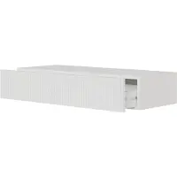 Selsey Kaptafel Vesper zwevend | Design hout wit 90x17x35.6 cm kaptafels | NADUVI