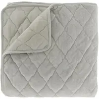 Unique living bedsprei jenny light grey 220x220cm