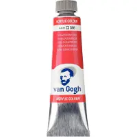 Talens Acrylverf Roze - Acrylpaint - 366 Quinacridonerose - Acrylic Verf Paint - Acrylaatverf - Roze Hobbyverf - Watergedragen Verf - Sneldrogende Pigmentrijke Verf - 40ml