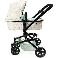 Eurekakids 2 In 1 Doll Stroller Beige Kinderen