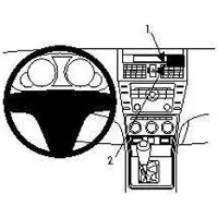 Brodit ProClip houder geschikt voor Mazda 6 2008-2012 Angled mount