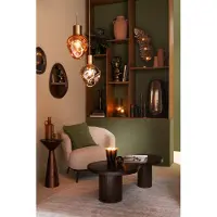 J-Line vaas - porselein - goud - large