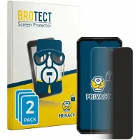 BROTECT - privacy screenprotector voor Oukitel WP66 - Folie Beschermfolie Blauwlichtfilter 2 Stuks