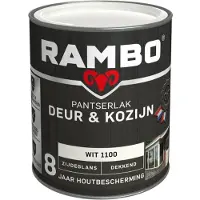 Rambo Pantserlak Deur en Kozijn Wit 2.25L