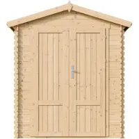 Timbela M320F1 - Houten tuinhuis - 2,82 m² - 186x196xH218 cm - zonder vloer