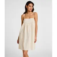 Hunkemoller Slipdress Embroidery Wit Dames | Maat: M