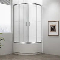 Polysan Selma douchecabine met schuifdeur 90x90x165cm chroom