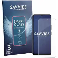 Savvies 3 Stuks Screenprotector - geschikt voor Itel Zeno 200 - beschermfolie glas transparant