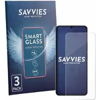 Savvies 3 Stuks Screenprotector - geschikt voor realme Note 80 - beschermfolie glas transparant