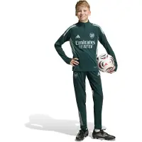 Adidas Arsenal Trainingspak 1/4-Zip 2025-2026 Kids Donkergroen Grijs