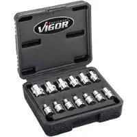 Vigor V7514/13 Dopsleutelinzetset Metrisch 1/4 (6,3 mm)