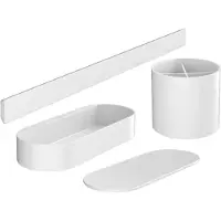 Hansgrohe Bundelset Badkamer WallStoris Mat Wit