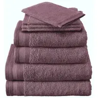 De Witte Lietaer Excellence handdoek 50x100 kleur prune