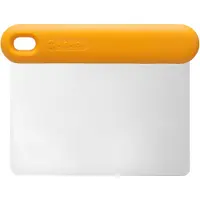 Hendi Heavy-duty deegschraper – flexibel roestvast staal – ergonomische siliconen handgreep – 130x95 mm
