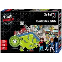 Sonstige Verlage Kosmos Die DREI ??? Kinderdetective: Puzzelbekerfinale in gevaar. 200 stukjes, inclusief decoderplaat