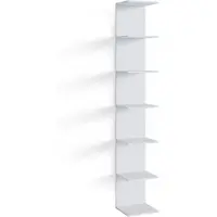 Vicco Paolo Wandplank voor de kinderkamer – 30 x 190 cm Met 6 open vakken Wit