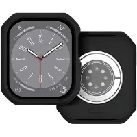 Itskins , Hoesje geschikt voor Apple Watch 7/8/9 38-40-41mm - Spectrum R Solid Series Versterkt, Zwart
