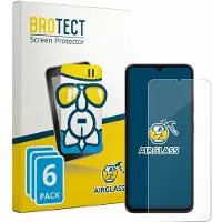 BROTECT Screenprotector 6 Stuks voor AI+ Nova 2 Beschermglas transparant