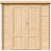 Timbela M311F1+M311G - Houten tuinhuis - 2,22 m² - 142x204xH200 cm - met vloer
