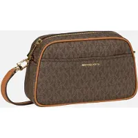 Michael Kors Schoudertas bruin / lichtbruin