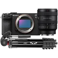 Sony A7C II zwart + 24-50mm F/2.8 + Joby Compact Advanced Tripod