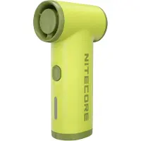 Nitecore NEF Nano High-Speed Handheld Fan, Neon Green, ventilator
