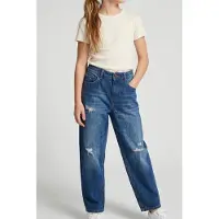 Tommy Hilfiger Girls Barrel Jeans Denim Dark Size: 2 | Jeans Outlet | Unisex | Blauw