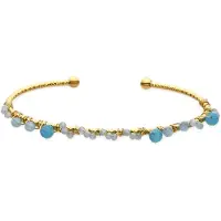 Luxenter Armband met Blauw Kristal 18k goud afwerking - Yakde