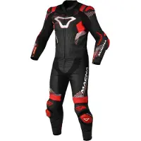 Macna Armadyl Geperforeerd tweedelig motorfiets lederen pak Maat