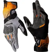 Leatt ADV HydraDri 5.5 Oranje Zwart Grijs Waterdichte Handschoenen Maat M