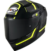 Sonstiges Suomy Track-1 Ninety Seven 2023 helm, zwart/geel, maat L (59/60)