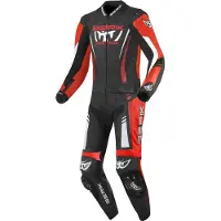 Berik Absolute GP2 Zwart Neon Rood Wit 2-Delig Motorpak Maat 48