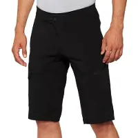 100% Ridecamp heren korte broek, maat 2XL, zwart