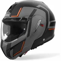 Airoh Mathisse II Genius Systeemhelm Mat/Oranje/Antraciet/Zwart S unisex